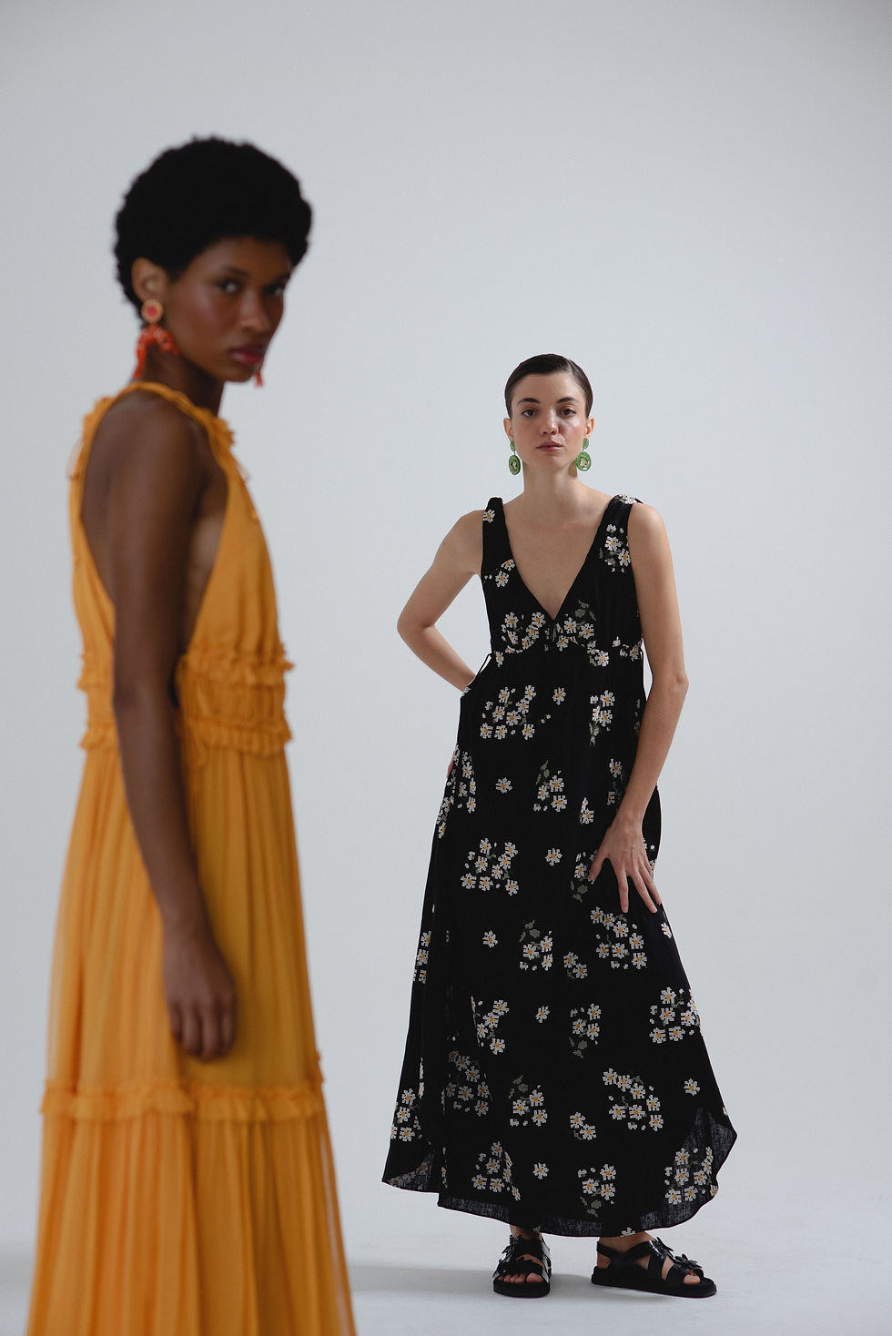 Miniatura: Vestido Zimmermann Amarelo em seda - veste P e M