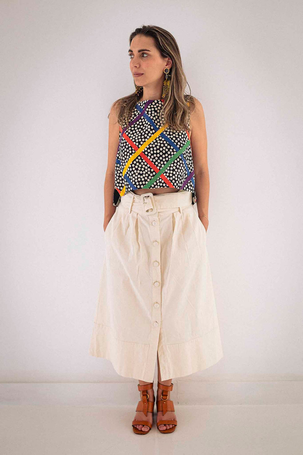 Miniatura: Blusa Farm + Lulu Novis Estampado - veste M e G