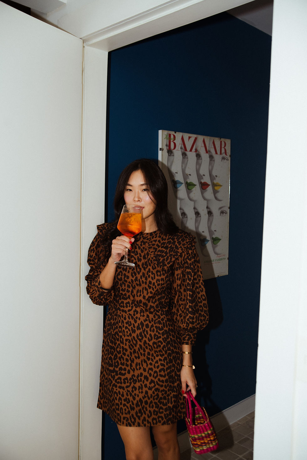 Vestido Ganni Onça - veste P