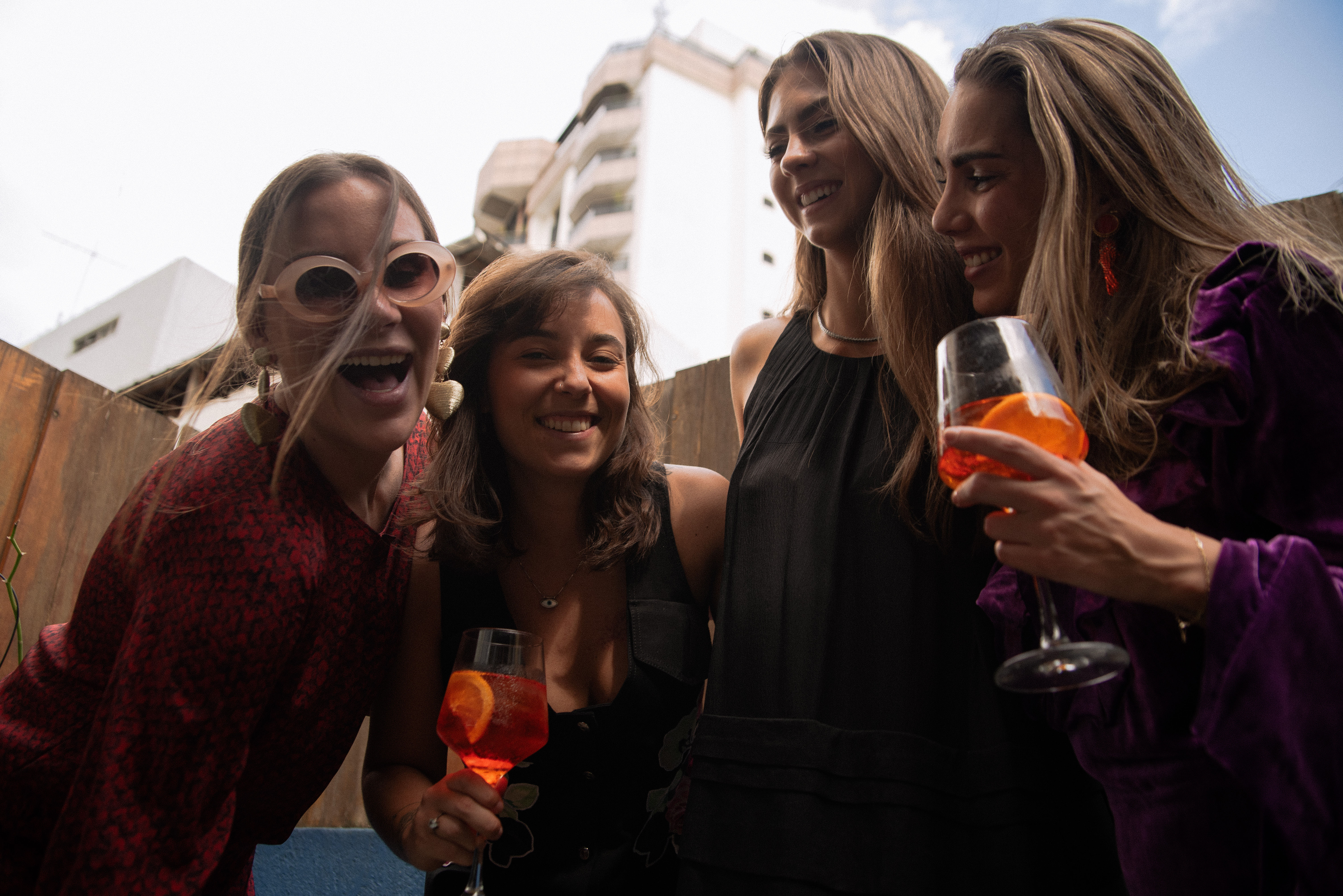 Macacão Mixed Vermelho em seda - veste M e G