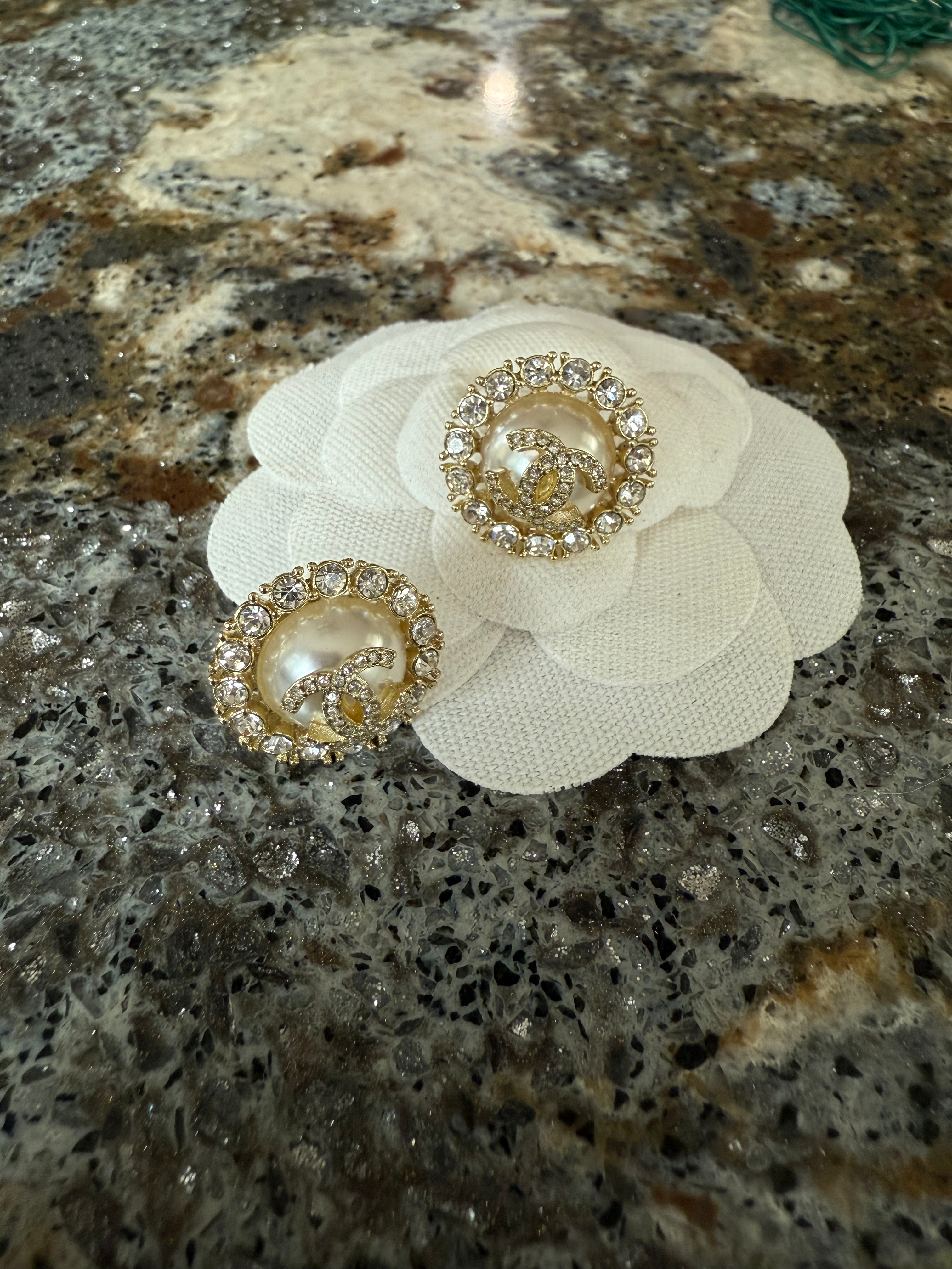 Fall 25 Pearl and Rhinestone Studs