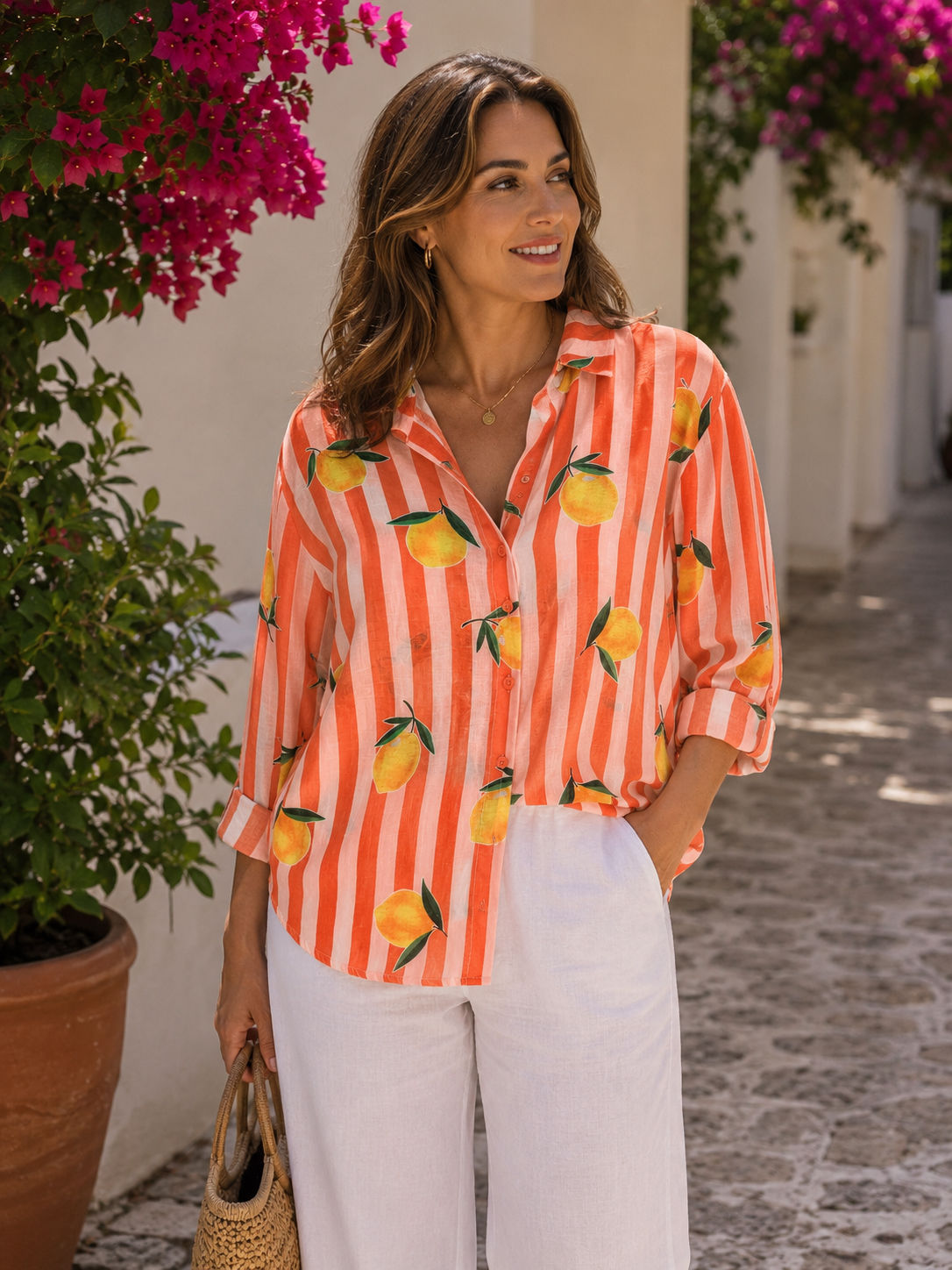Bluse „Sorrento Limone“
