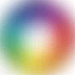Colour wheel with monochrome family highlighted