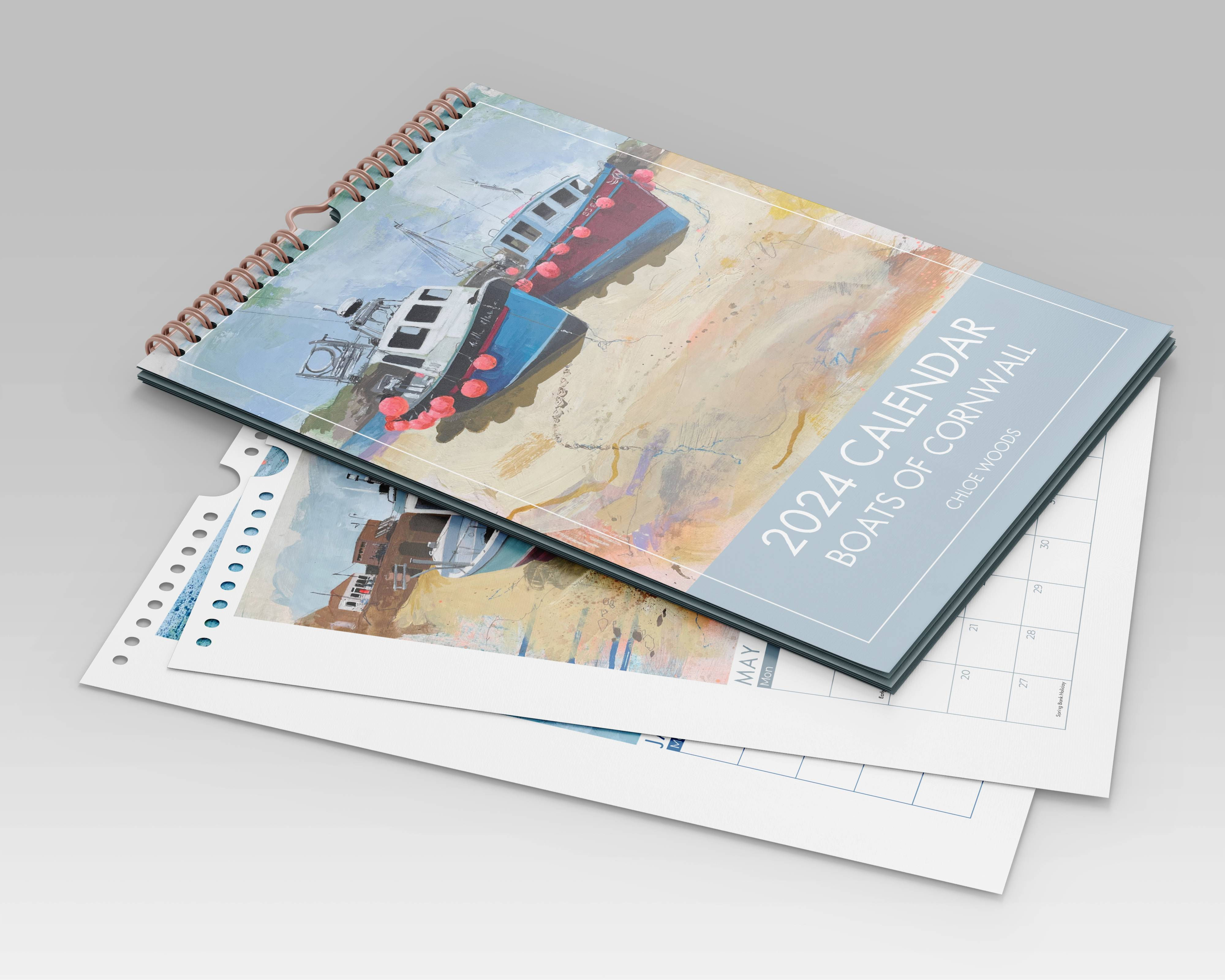 Boats of Cornwall 2024 Calendar