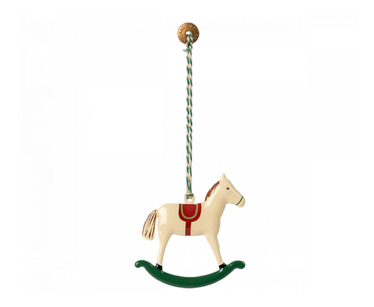 cheval à bascule en métal