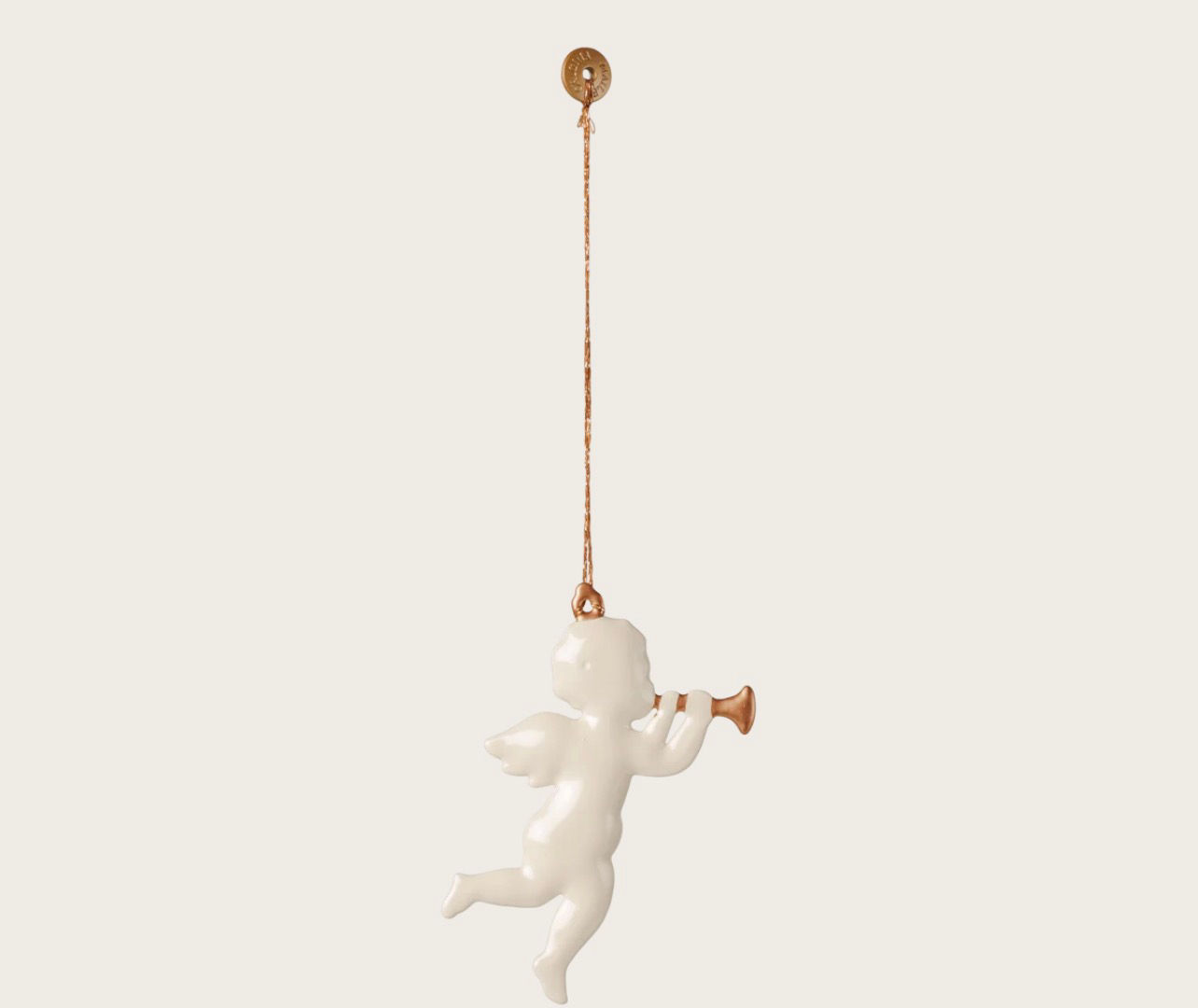 Ornement en métal, Ange - Trompette