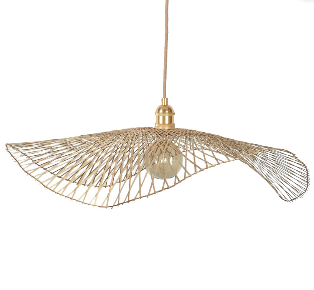 Suspension en bambou libellule  65cm