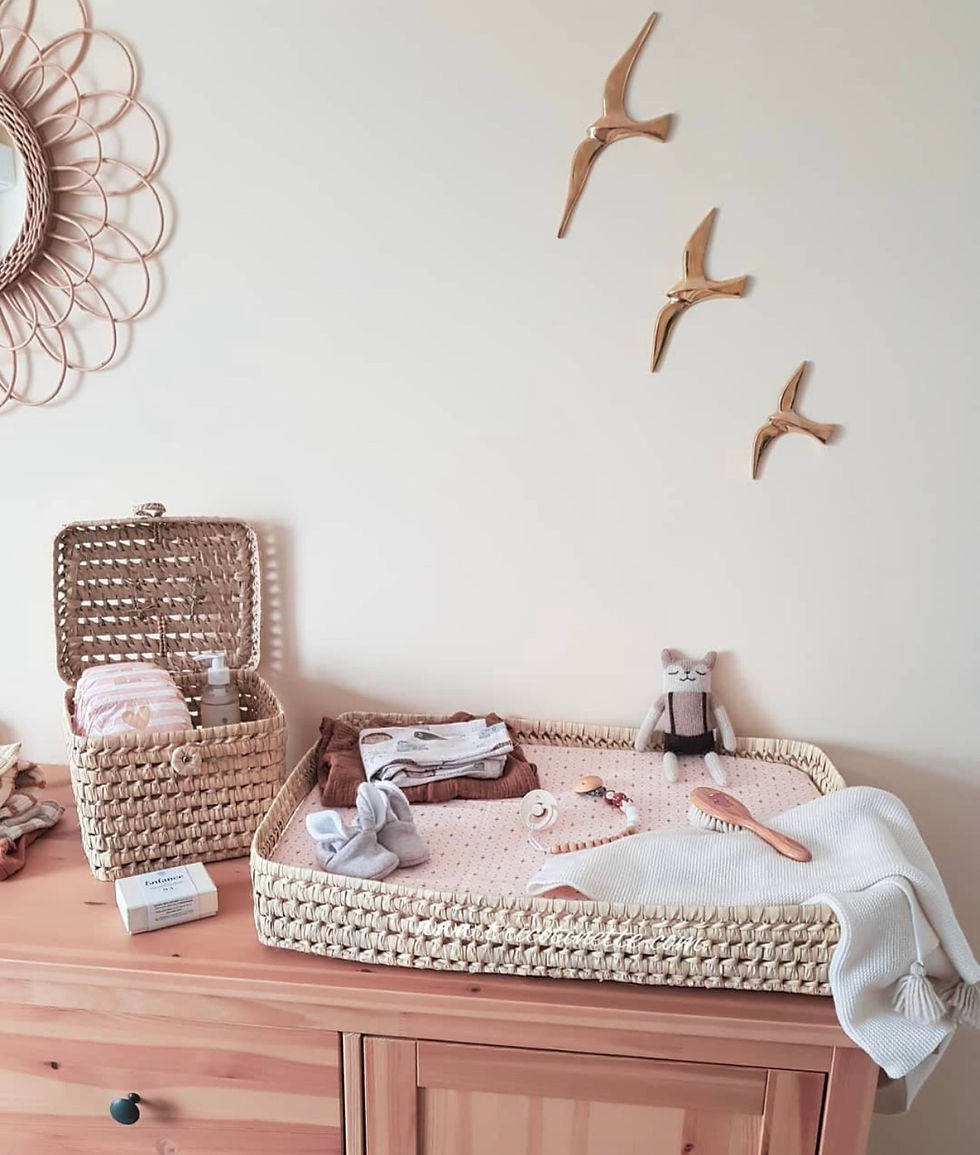 Panier à langer en palme