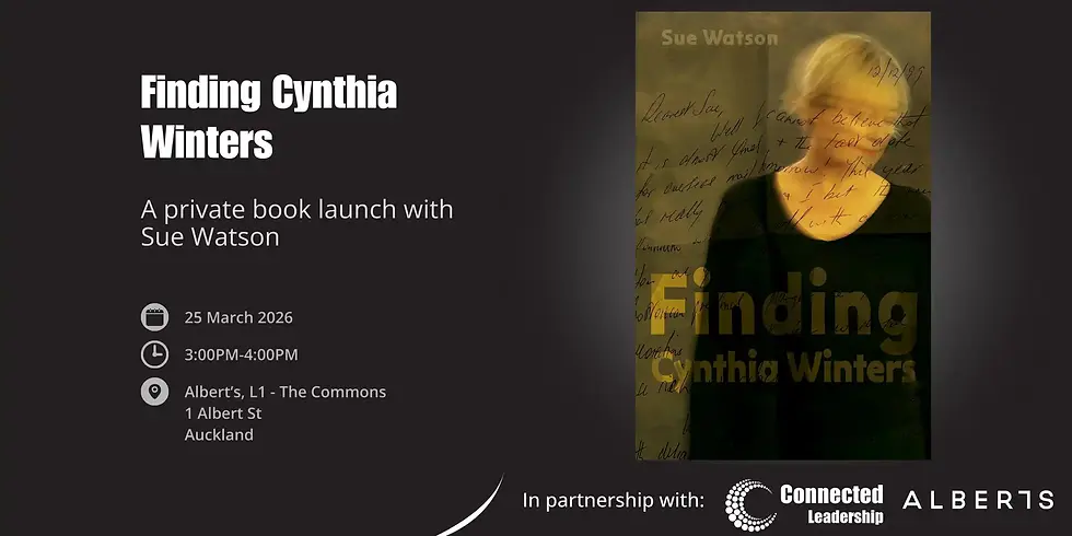 Sue Watson's Private Book Launch: 'Finding Cynthia Winters'