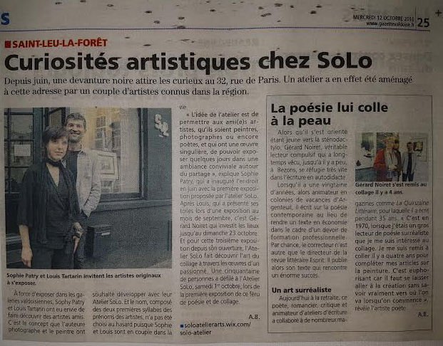 Dans la Gazette du Val d'Oise