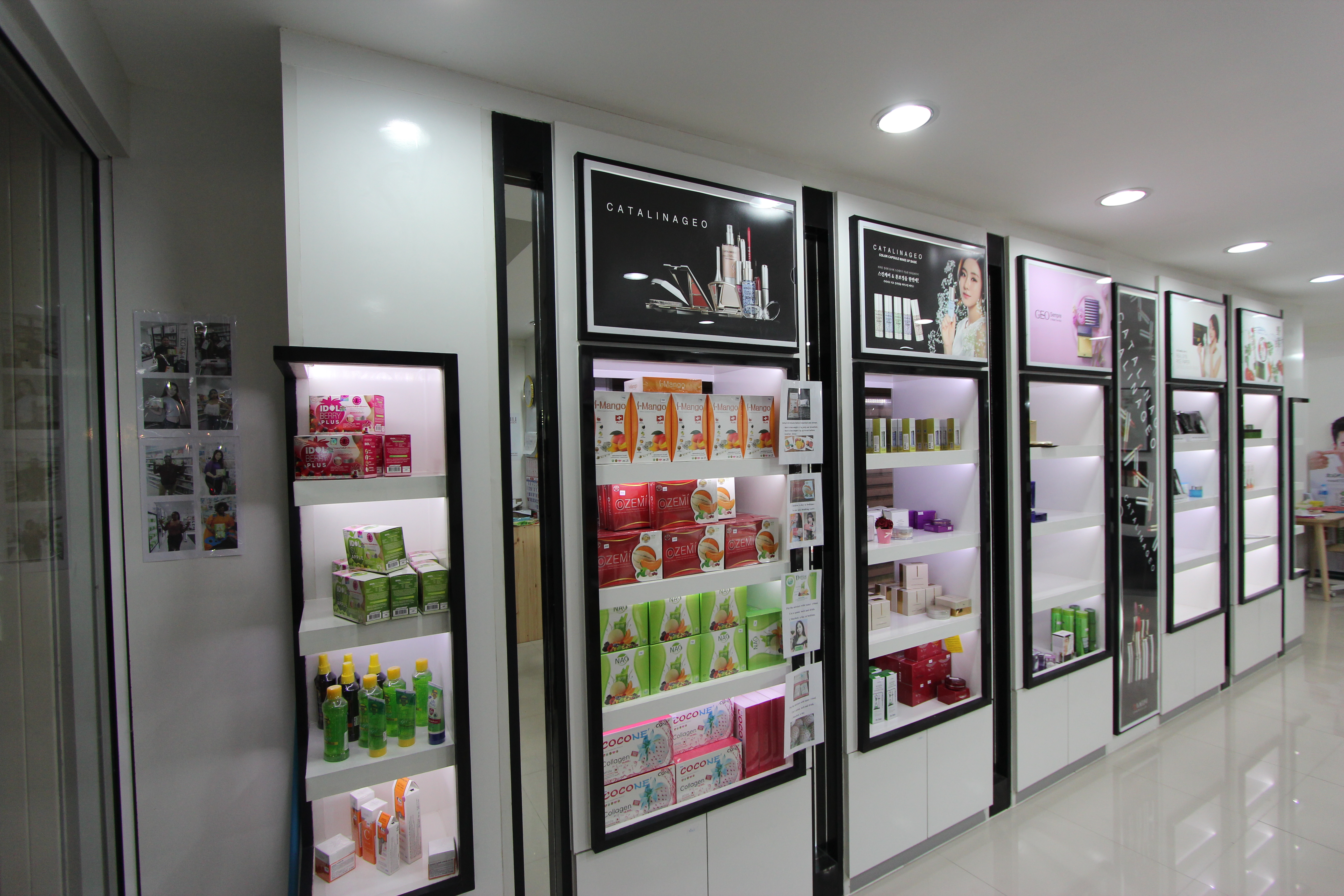 ตกแต่งร้านค้า Lamy cosmetics