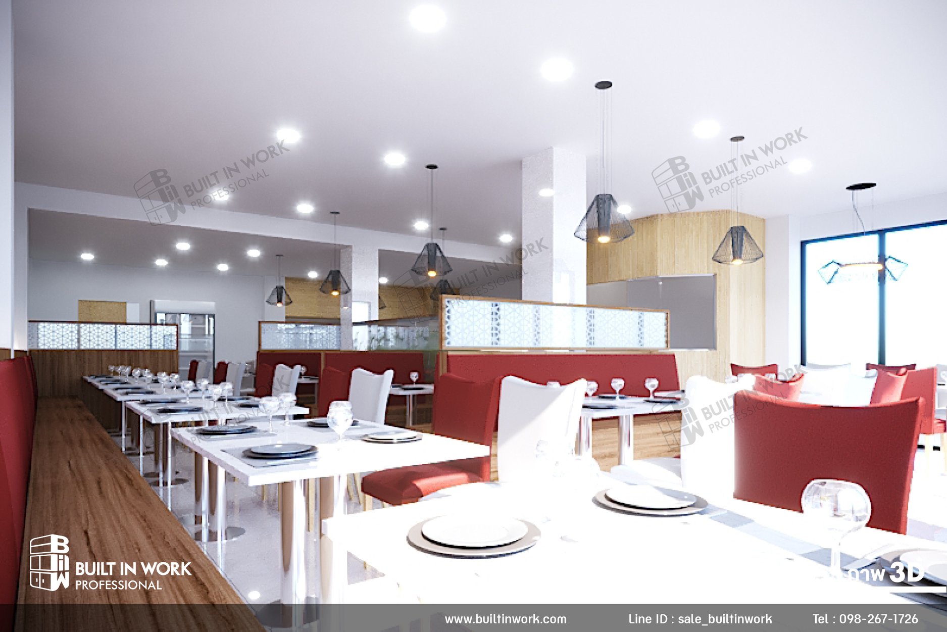 ตกแต่งร้านอาหาร K-House