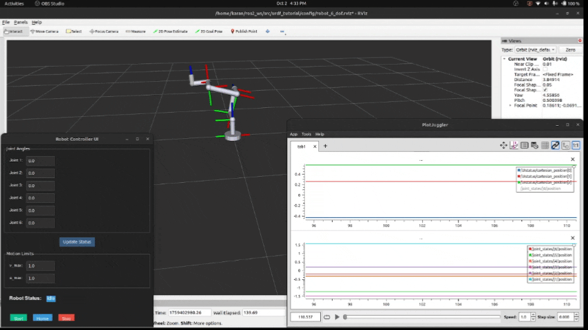 Motion using Jacobians