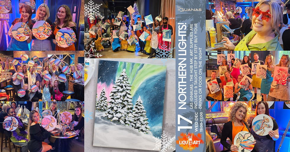 Northern Lights! At Las Iguanas MK!