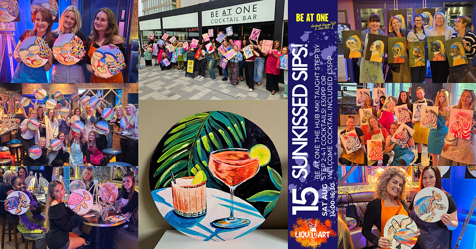 Sunkissed Sips! at Be At One!