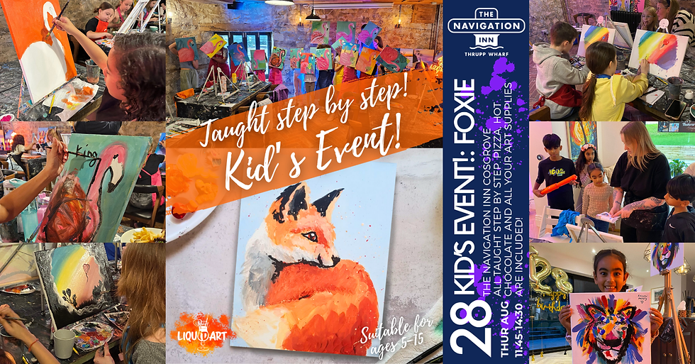 Foxie Kid's Event! at The Navigation Cosgrove!