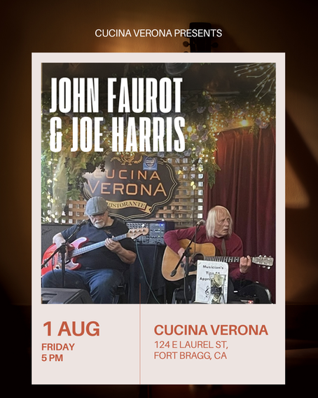 August 1 - John Faurot and Joe Harris