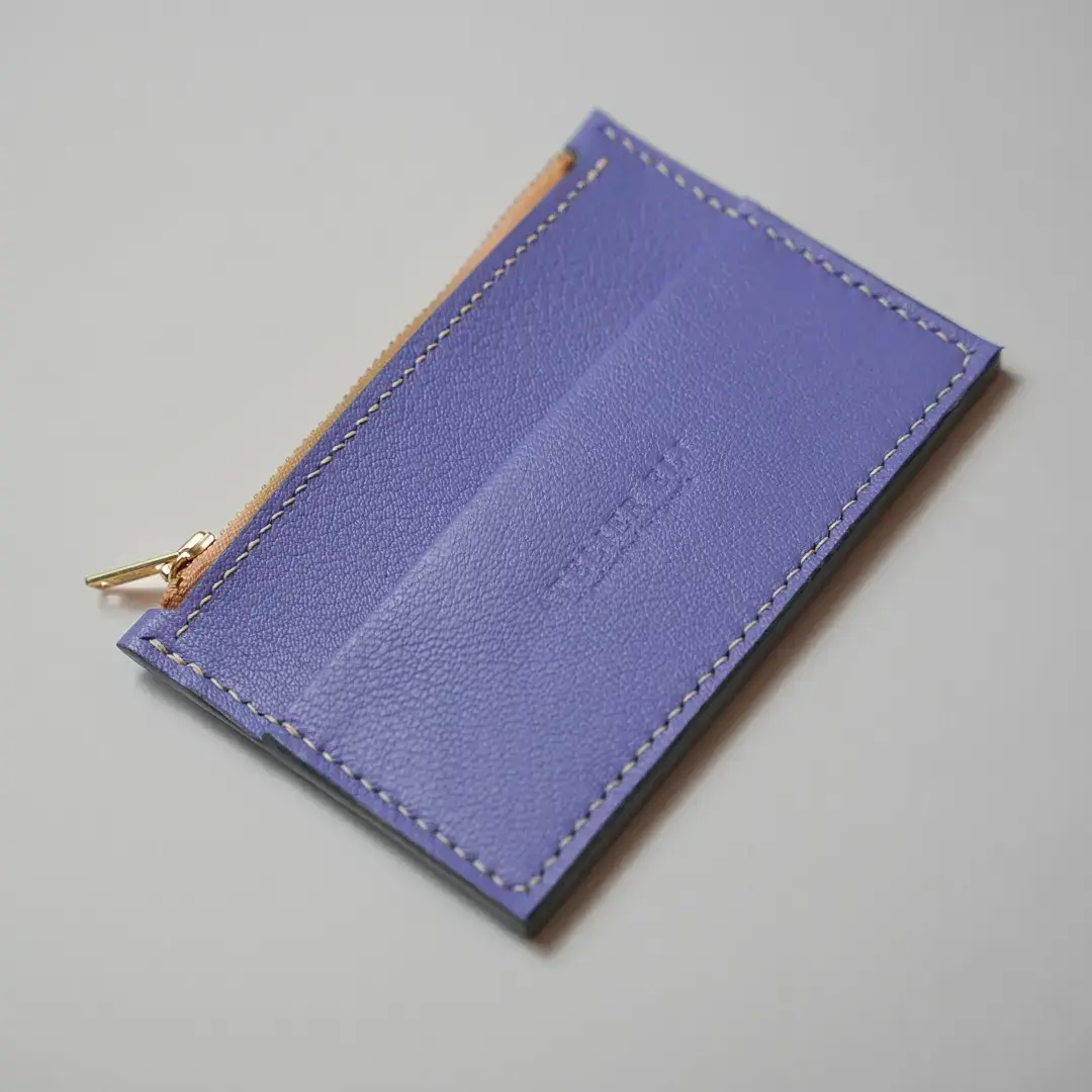 French Goatskin Cardholder Wallet