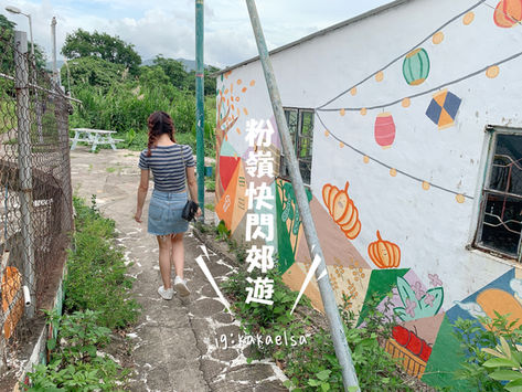 [週末好去處] 香港粉嶺小壁畫村＆流水響水塘快閃郊遊