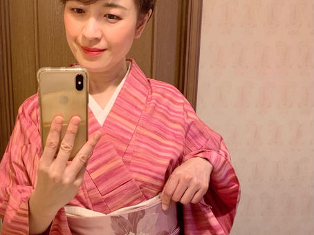 着物にショートヘアって老けない?
