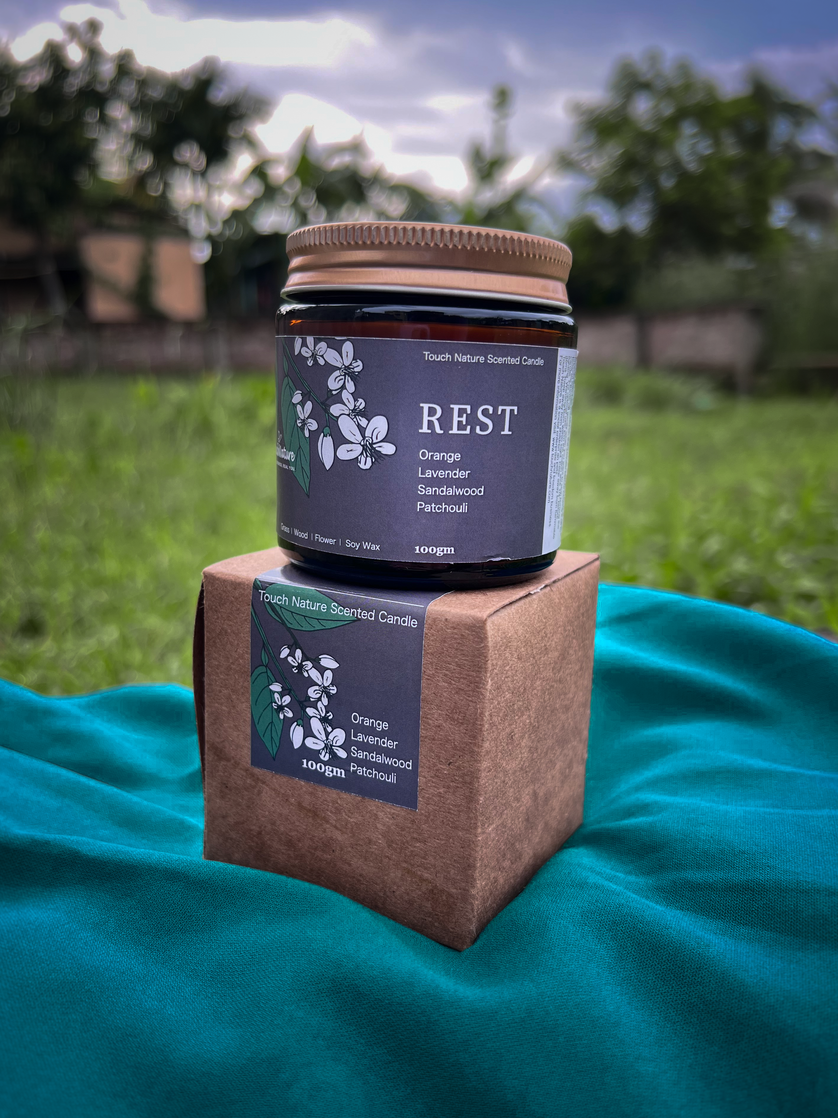 4R Series Soy Wax Jar Candle - Rest (100gm)