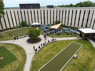 Office courtyard at Neuropsychology Specialists in Parsippany, New Jersey