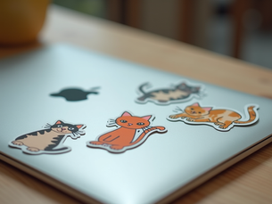 Waterproof Cat Stickers for Every Pet Parent