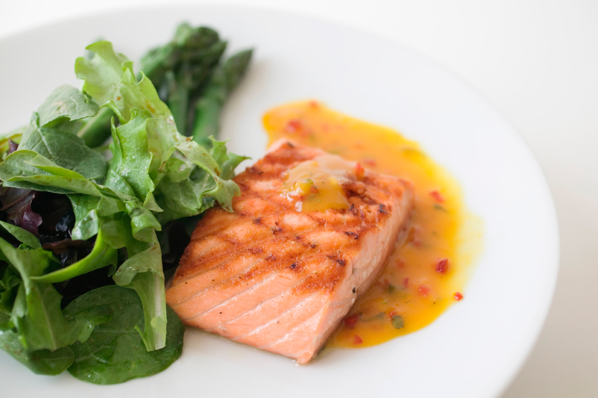 Braised Wild Salmon