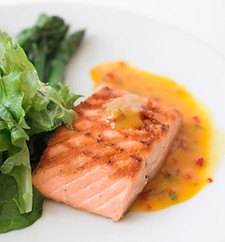 Grilled Salmon Dish