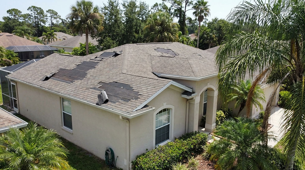 Missing or Lifted Shingles