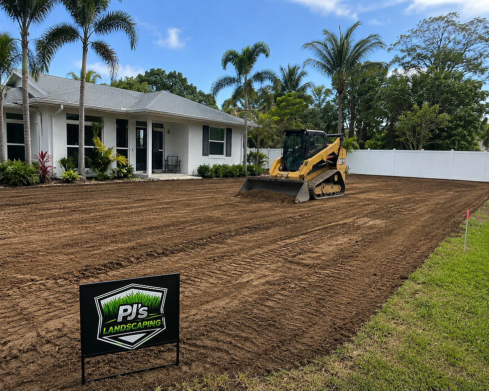 sod installation Florida, best grass for Florida lawns, lawn installation Melbourne FL, new sod installation, PJ’s Landscaping