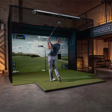 Foresight Golf powered simulator with accurate swing tracking