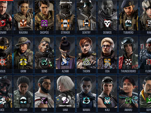 Rainbow six siege operators