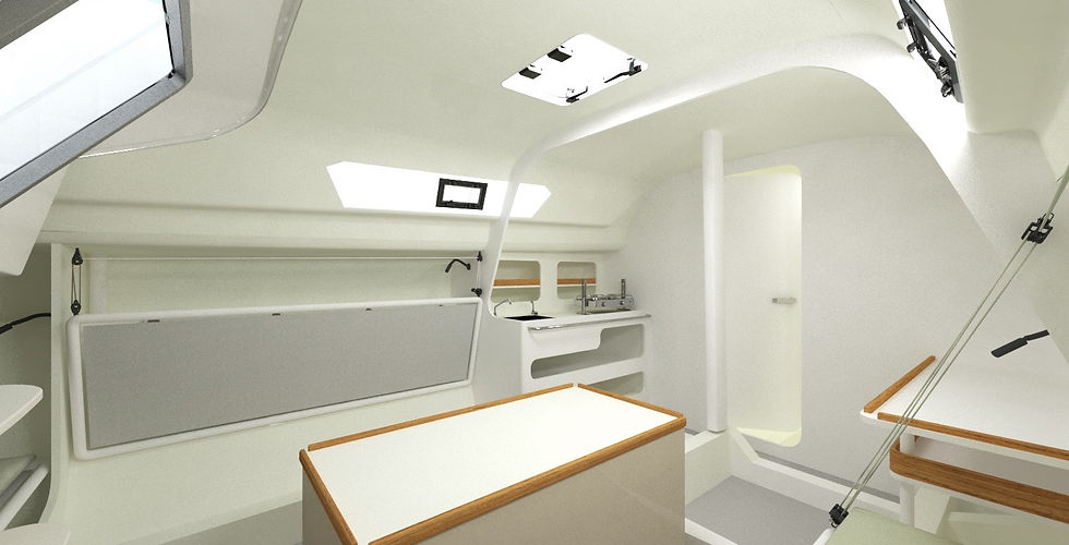 M35' WRC RACE Base saloon kitchen
