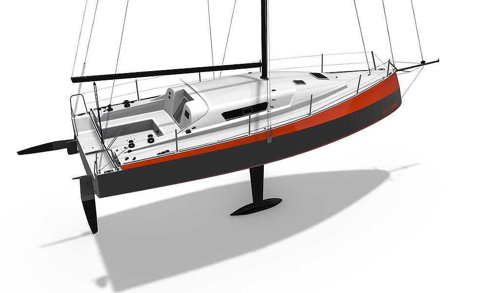 M35' WRC Base + Swinging rudders option