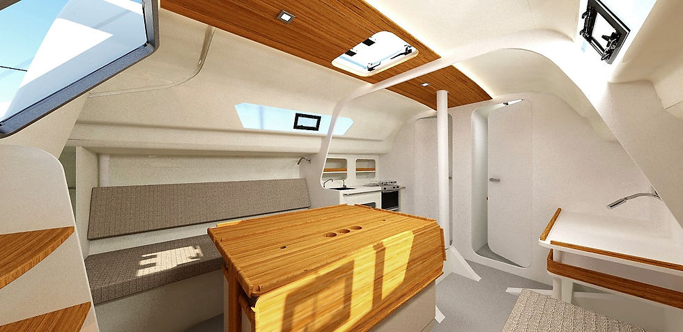 M35'WRC RACE Comfort saloon kitchen