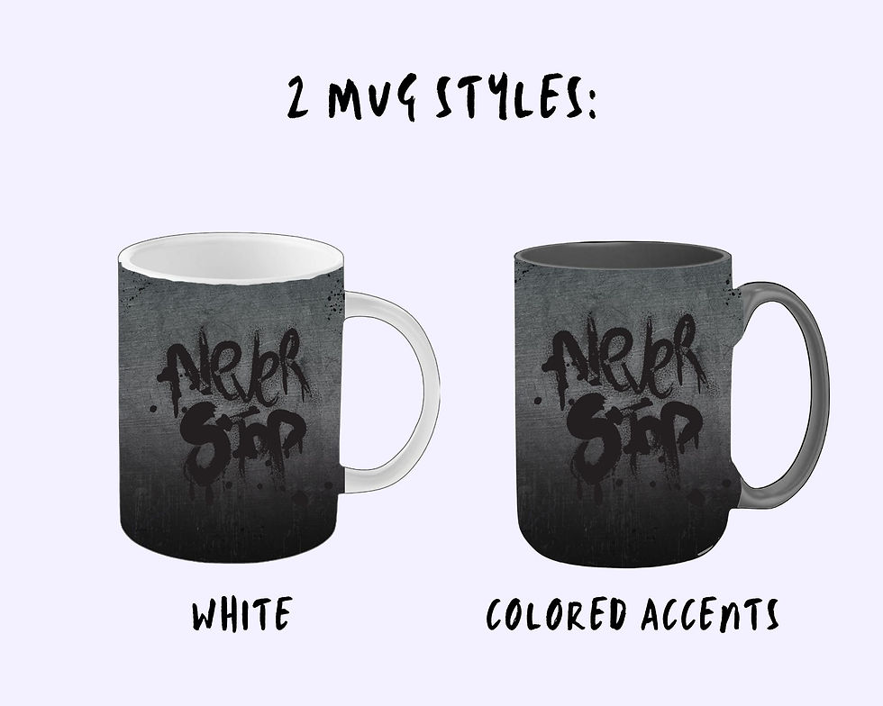 Thumbnail: Midnight Grunge Ceramic Mug
