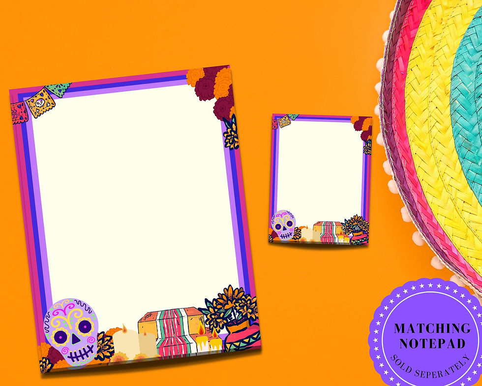 Thumbnail: Dia de Los Muertos Daily Planner Notepad