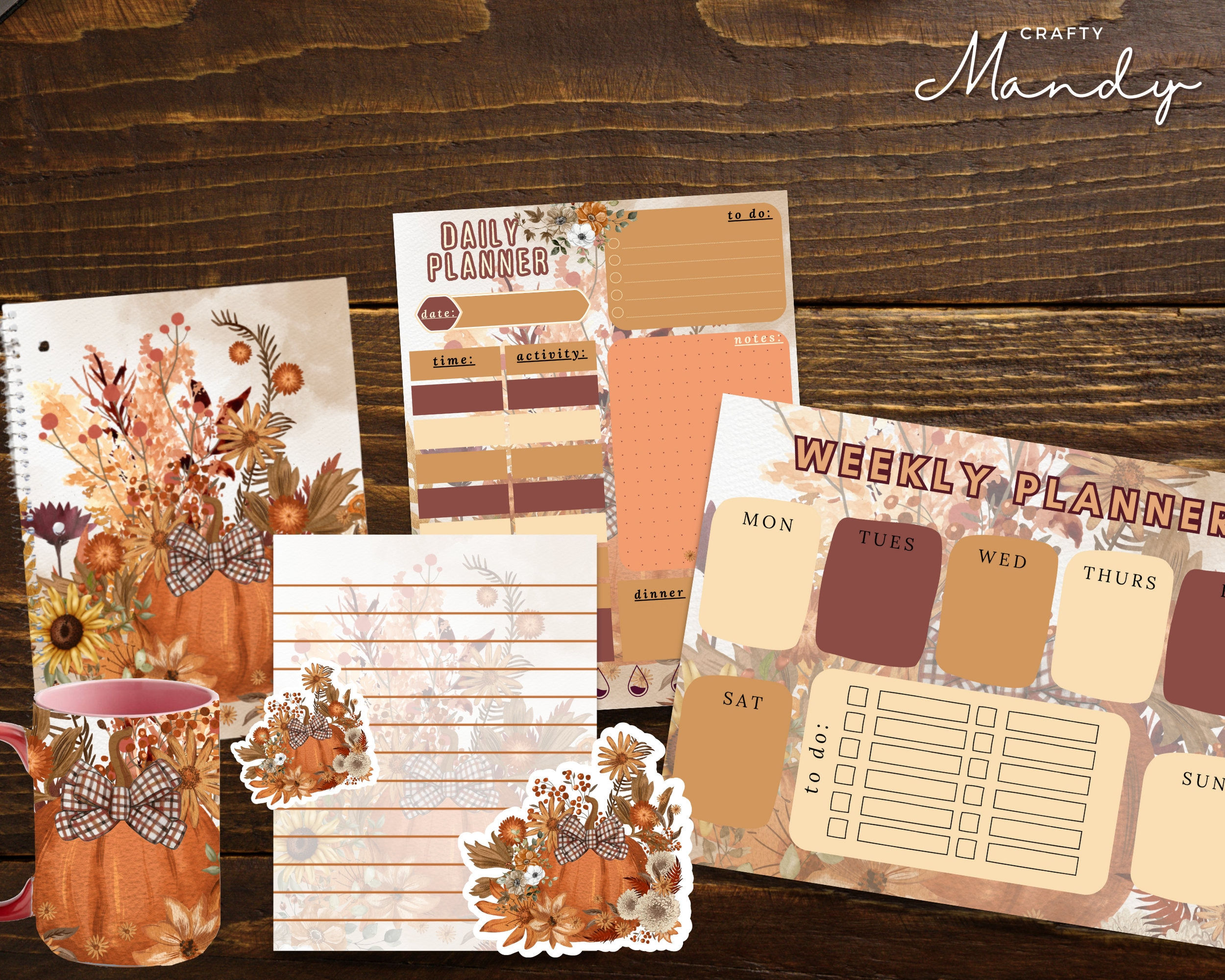 Fall Harvest Stationery Bundle