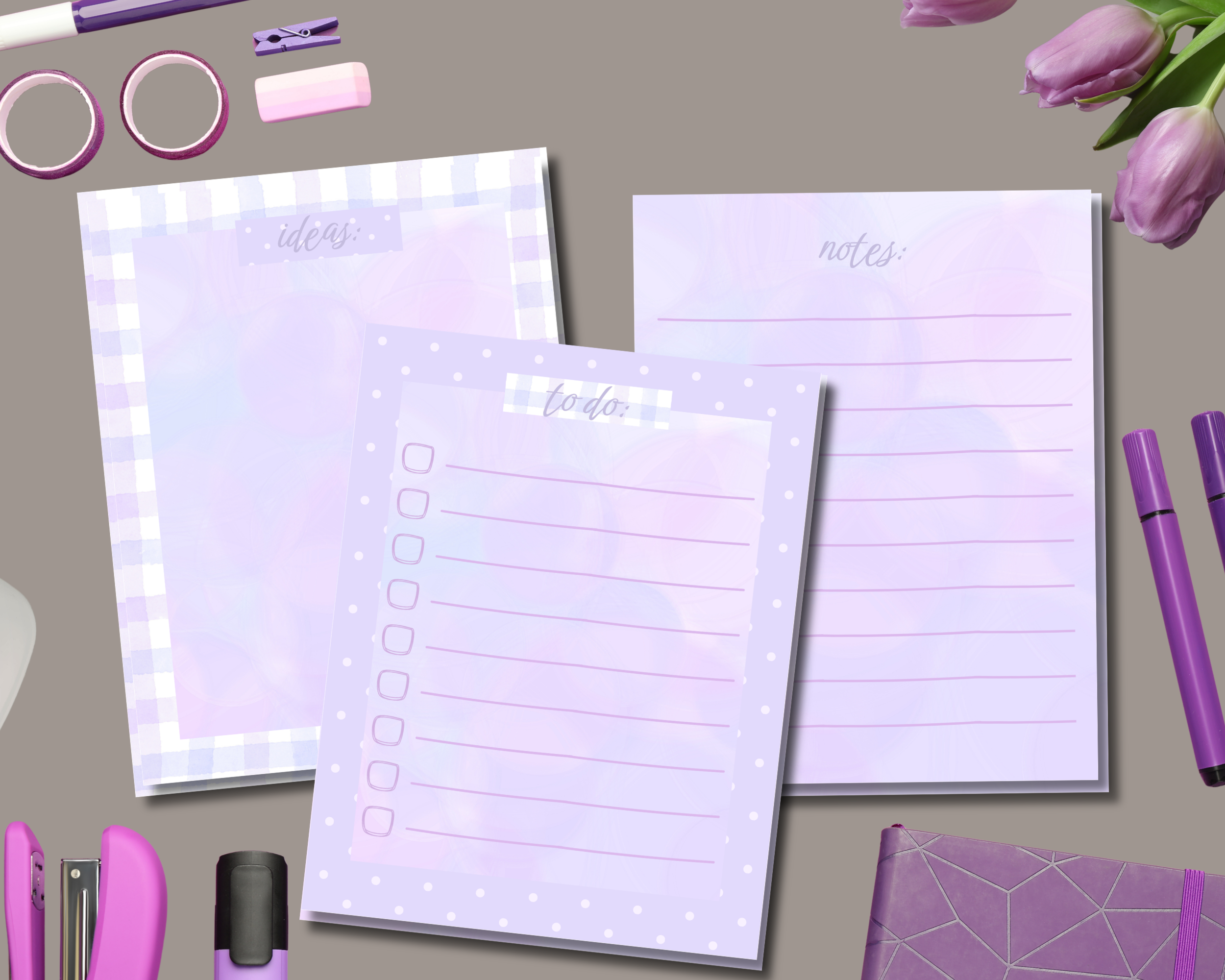 Dream Drift Notepad Collection | Notes, To Do & Ideas