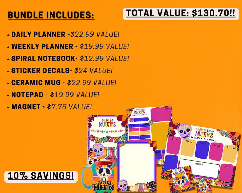Thumbnail: Dia de Los Muertos Stationery Bundle