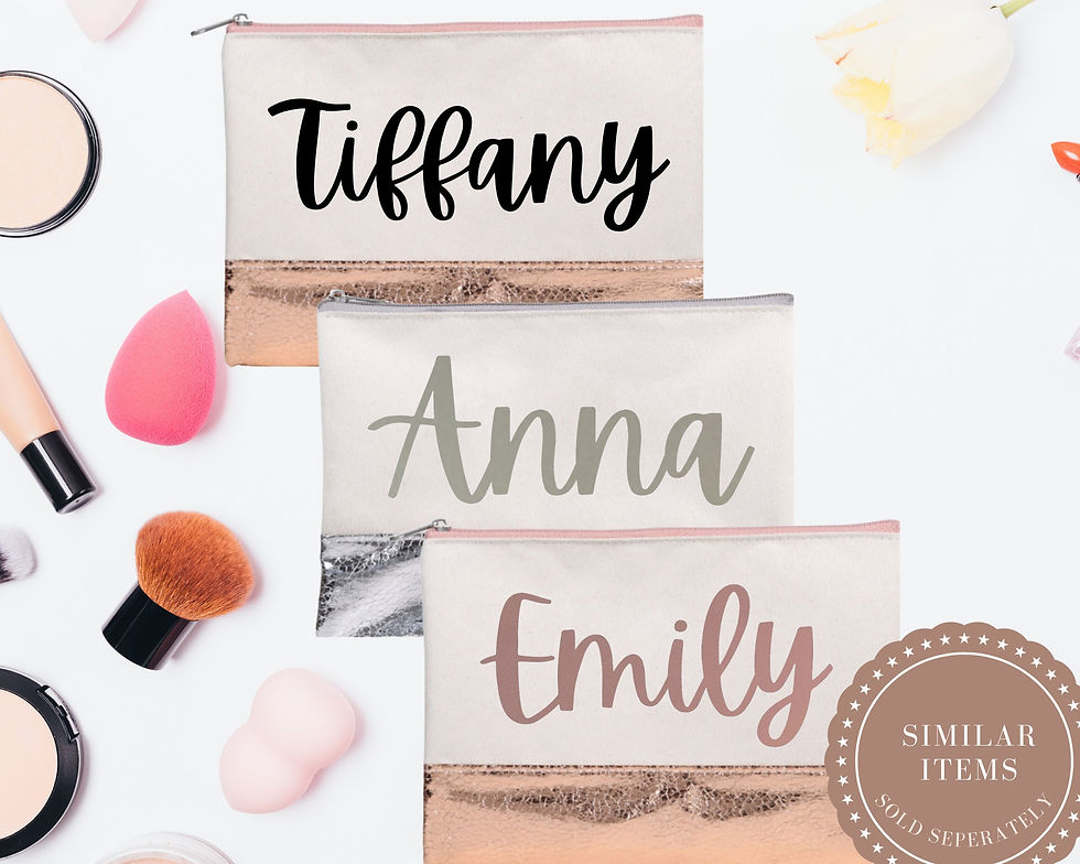 Thumbnail: Personalized Holographic Makeup Bag