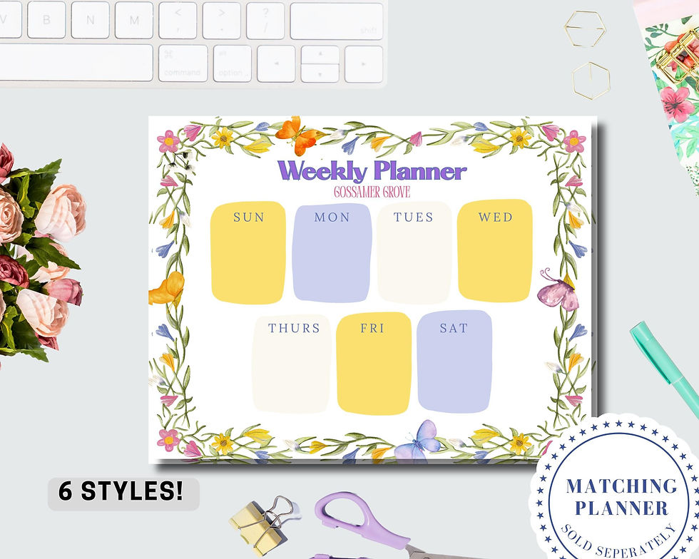 Thumbnail: Gossamer Grove Daily Planner Notepad