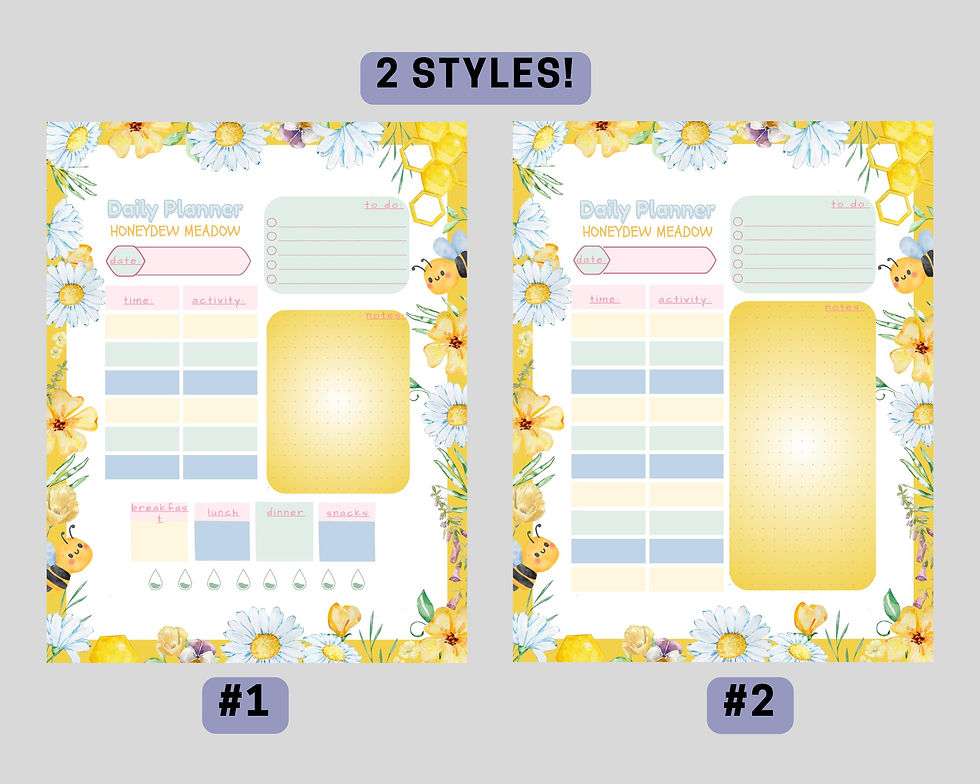 Thumbnail: Honeydew Meadow Daily Planner Notepad