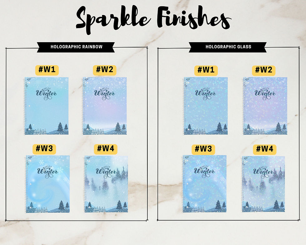 Thumbnail: Hello Winter Spiral Notebook