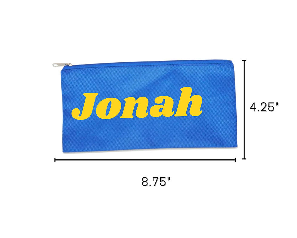 Thumbnail: Personalized Name Pencil Bag