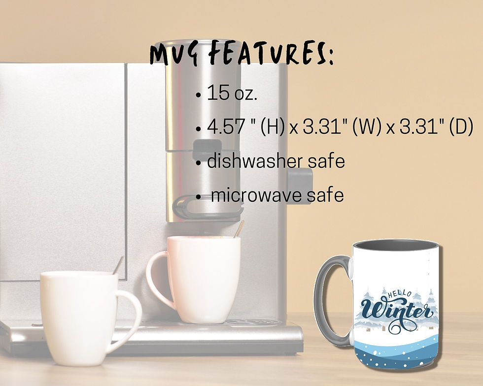 Thumbnail: Hello Winter Ceramic Mug