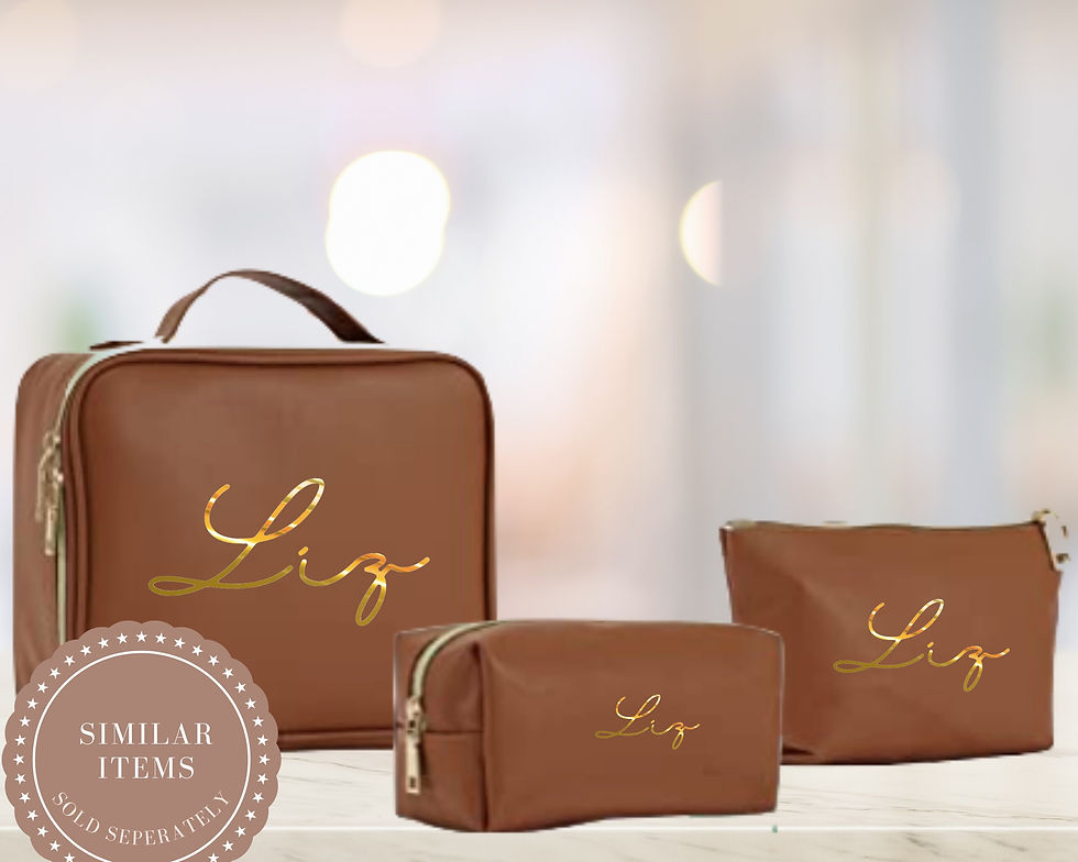 Thumbnail: Personalized Holographic Makeup Bag