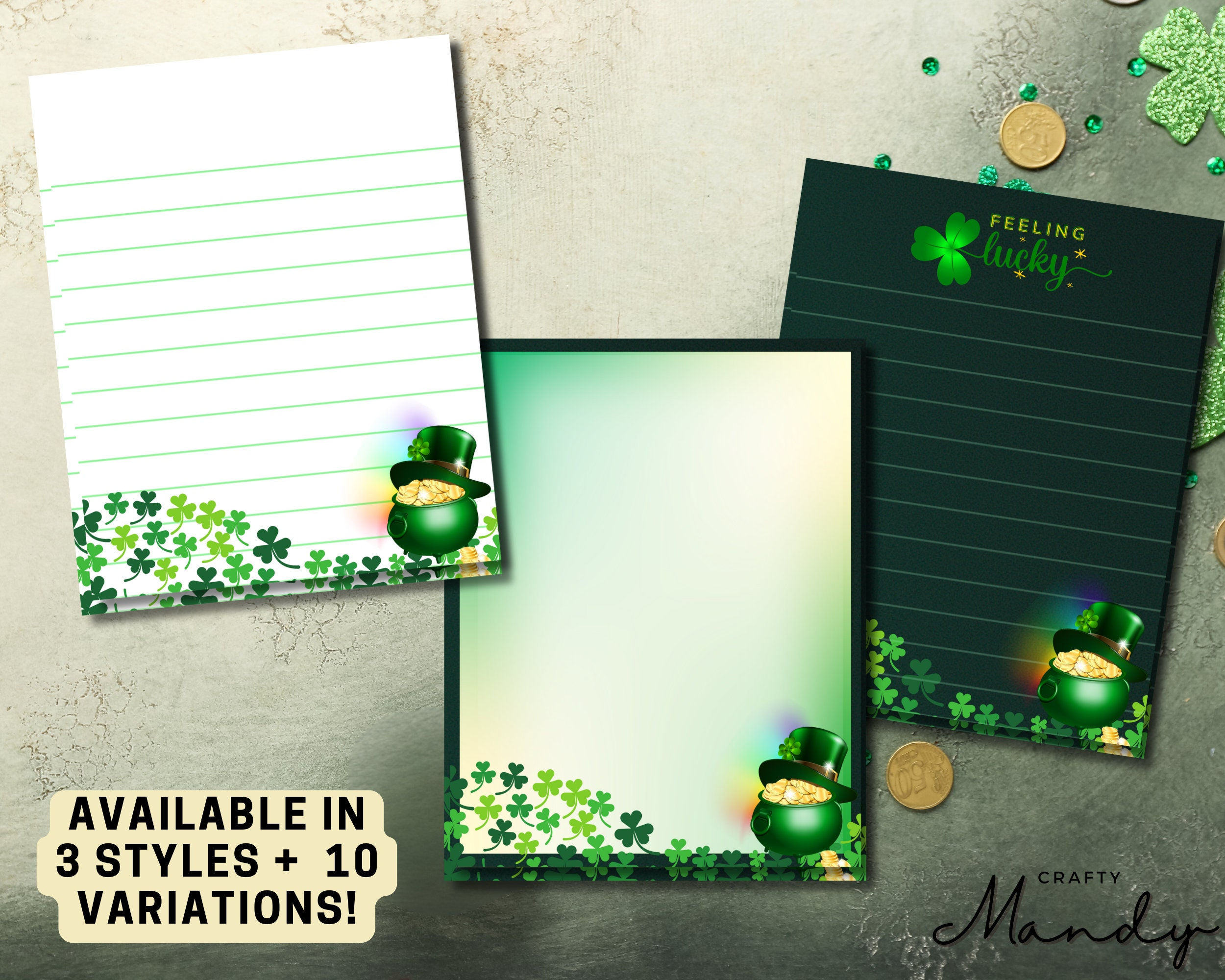Feeling Lucky - St. Patrick's Notepad
