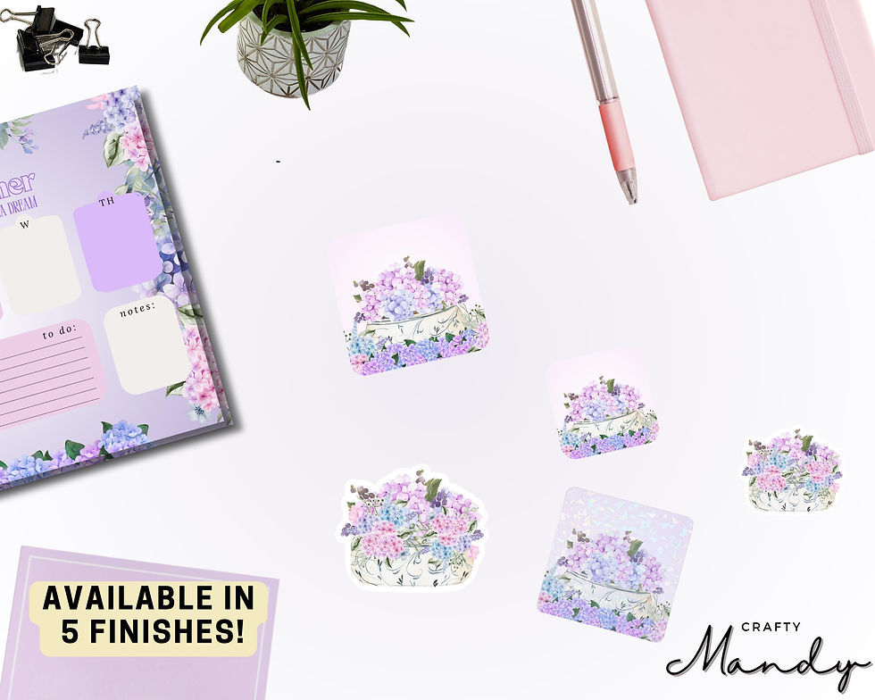 Thumbnail: Hydrangea Dream Sticker Decal